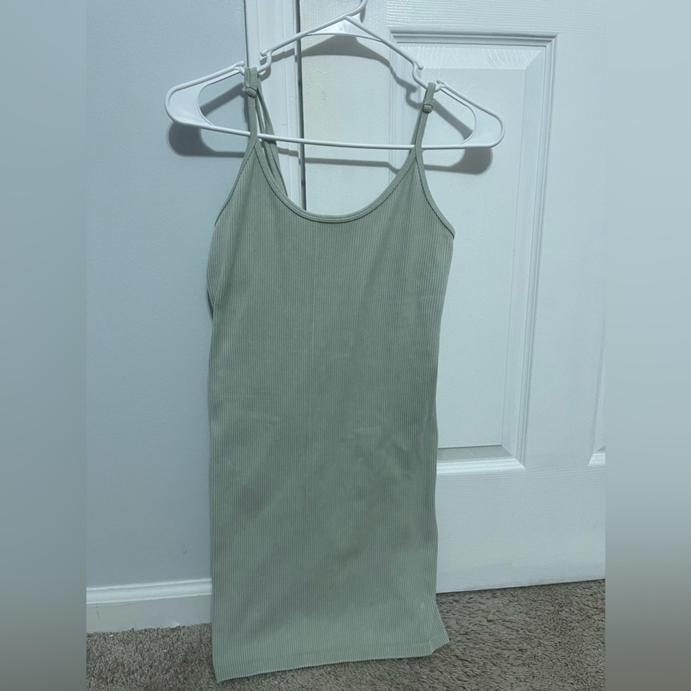 Light Green Mini dress